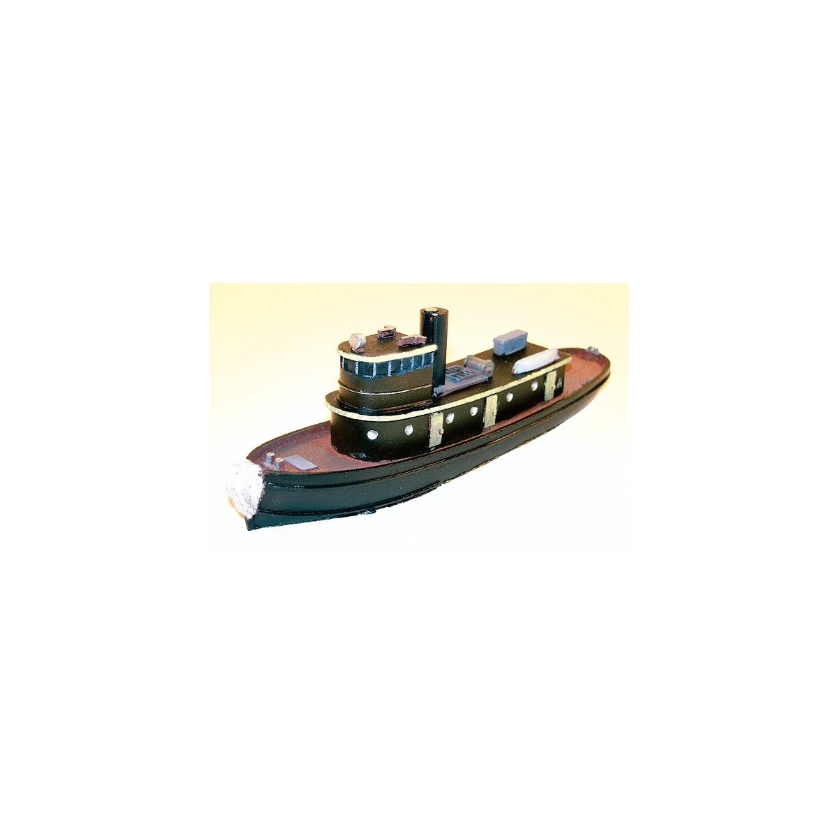 Diesel Tug Boat - Kit (Resin) -- 4-1/2 x 3/4 x 1/4′ 11.4 x 1.9 x .6cm, Z, The N Scale Architect 30055