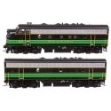 EMD F7 A-B Set - Standard DC -- Reading 267A/267B, HO, WalthersMainline 11414