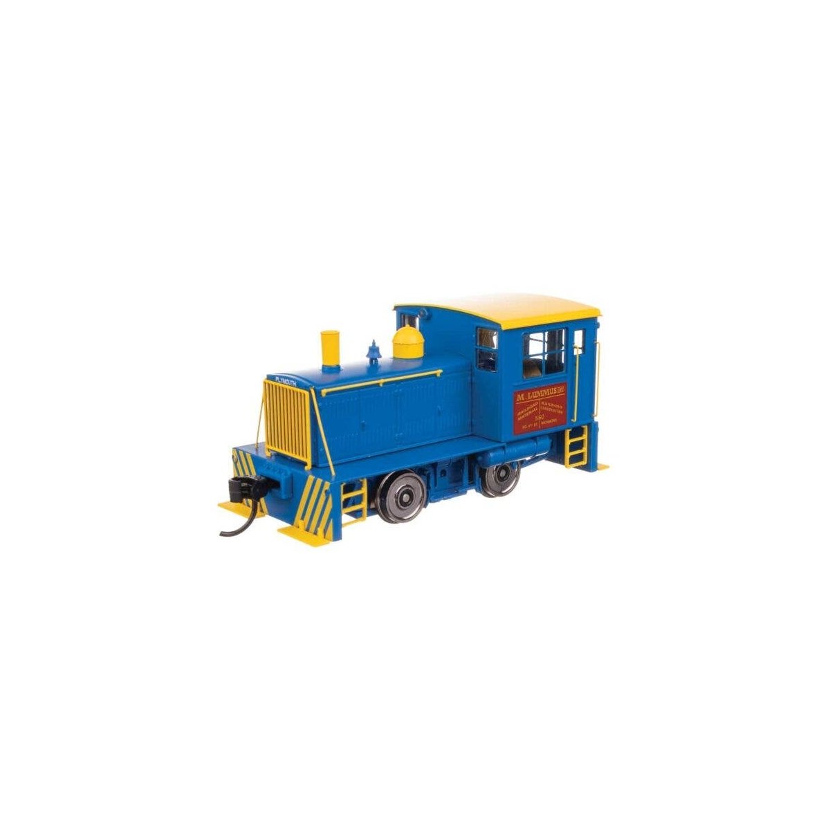 Plymouth ML-8 Industrial Switcher - DCC only -- M. Lummus RR Construction Co., HO, WalthersMainline 20015
