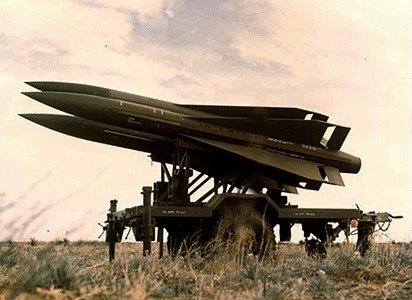 Military - US/NATO - Hawk MIM-23B Improved Missile Launch/Control System -- M390C Transport Platform with 3 Surface-to-Air Missi