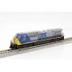GE AC4400CW Low Numberboards - Standard DC -- CSX 77 (YN1, gray, blue, yellow), N, Kato USA Inc 1767043