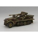 Former Germany Army WWII - SdKfz 10-Series Half-Track -- With 5cm Pak Anti-Tank Gun, HO, Trident Miniatures 87101