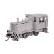 Plymouth ML-8 Industrial Switcher - Standard DC -- Silver with Black Stripes, HO, WalthersMainline 10018