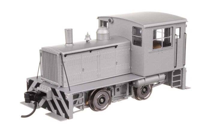 Plymouth ML-8 Industrial Switcher - Standard DC -- Silver with Black Stripes, HO, WalthersMainline 10018