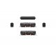EMD F7B - Standard DC - Stealth -- Cotton Belt SSW 928 (Black Widow, black, red), N, Broadway Limited Imports 9284