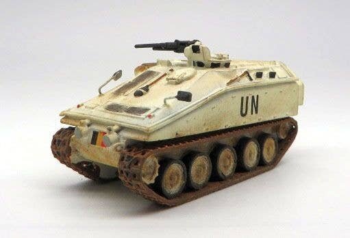 British Army Armored Personnel Carrier -- FV103 Spartan with 20mm Cannon, HO, Trident Miniatures 87127