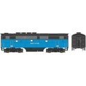 EMD F3B Phase 1 - Standard DC - Executive Line -- Boston & Maine 4224 (Early, blue, bl, HO, Bowser Manufacturing Co. 24624
