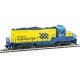 EMD GP9M - Standard DC -- Ontario Northland 1600 (yellow, blue Chevrons Logo), HO, WalthersTrainline 456
