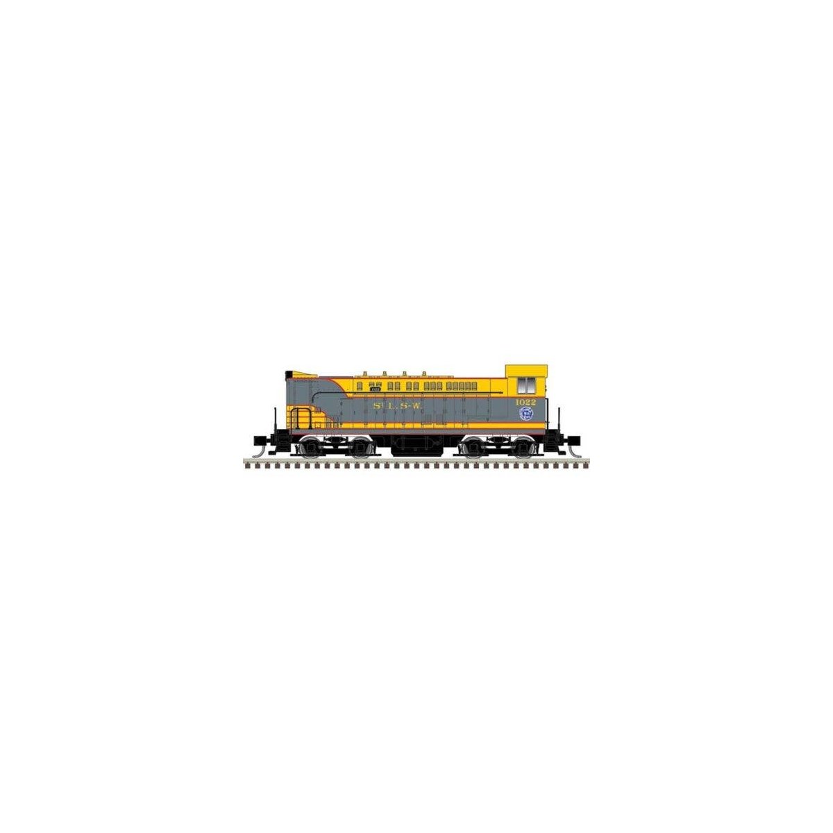 Baldwin VO1000 - Standard DC - Master(R) Silver -- Cotton Belt SSW 1016 (Early, gray,, N, Atlas Model Railroad Co. 40005964