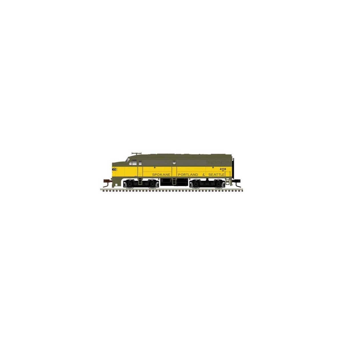 Alco FA1 Large Numberboards - Standard DC - Master(R) Silver -- Burlington Northern 4, N, Atlas Model Railroad Co. 40005052