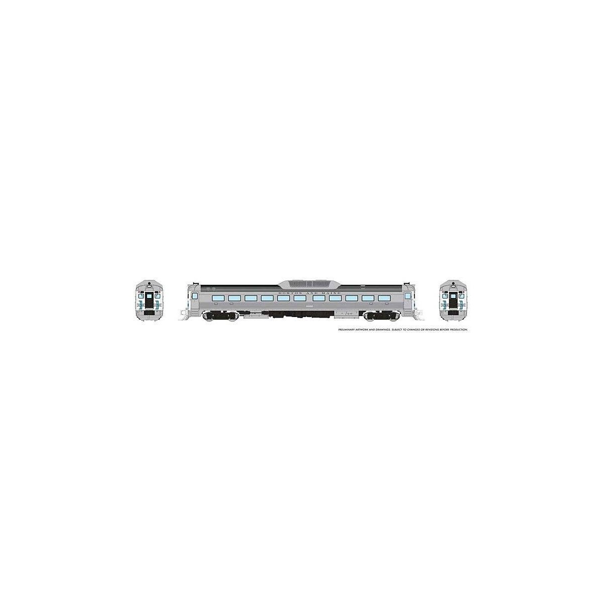 Budd RDC-1 Phase 2 - Sound and DCC -- Boston & Maine (McGinnis Scheme), N, Rapido Trains Inc 516504
