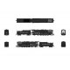 Class T1a 2-8-4 Berkshire Square Tender - Standard DC - Stealth Series -- Southern Pacif, HO, Broadway Limited Imports 7904