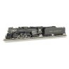 2-8-4 Berkshire w/Sound & DCC -- Pere Marquette 1225 (black, graphite), HO, Bachmann Industries 52403