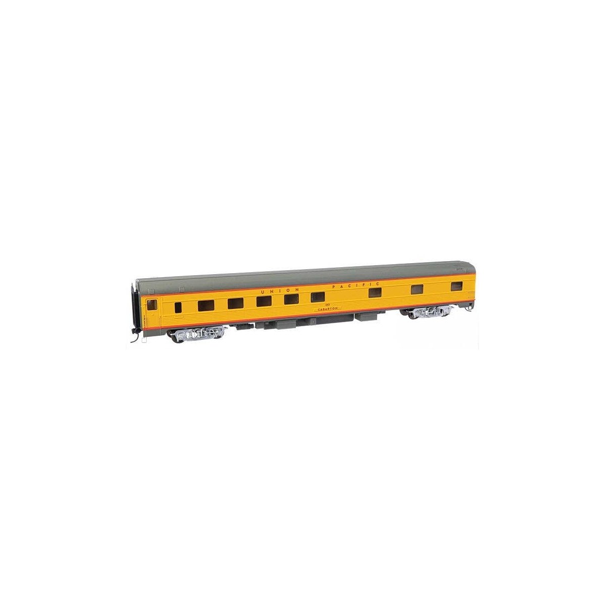 85′ Budd 10-6 Sleeper - Lighted - Union Pacific(R) Heritage Fleet -- Cabarton Early w/printed name, HO, WalthersProto 14104