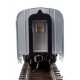 85′ Budd Dome Coach - Ready to Run -- Via Rail Canada (silver, blue, yellow), HO, WalthersMainline 30405