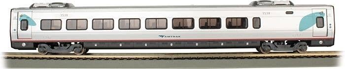 Acela Business Class Coach with Interior Lights - Ready to Run - Spectrum(R) -- Amtrak 3538 , HO, Bachmann Industries 89947