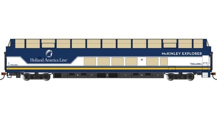 Colorado Railcar 85′ Full-Length Dome Lighted - Ready to Run - Silver Series(R -- McKinley E, HO, Bachmann Industries 13350