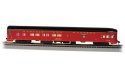 85′ Smooth-Side Observation - Lighted - Ready to Run -- Norfolk & Western 582 (maroon, black, HO, Bachmann Industries 14314