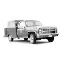 American Pick-Up Trucks - Chevrolet -- With Utility Body (Chassis), HO, Trident Miniatures 90017