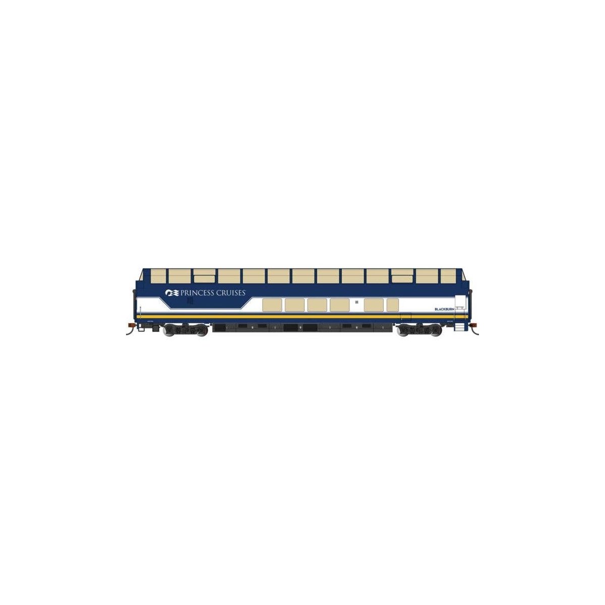 Colorado Railcar 85′ Full-Length Dome Lighted - Ready to Run - Silver Series(R -- Denali Exp, HO, Bachmann Industries 13352