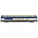 Colorado Railcar 85′ Full-Length Dome Lighted - Ready to Run - Silver Series(R -- Denali Exp, HO, Bachmann Industries 13352