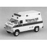 Emergency -- Metropolitan Ambulance with Cherolet Van Cab, HO, Trident Miniatures 90100
