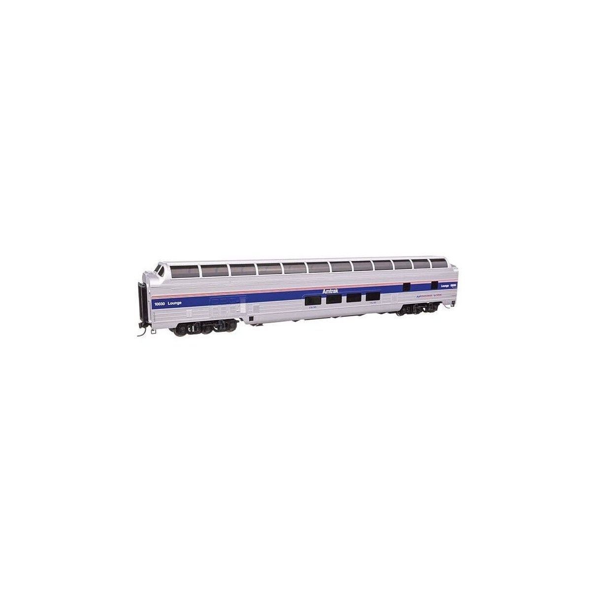 85′ Budd Great Dome - Ready to Run -- Amtrak(R) Ph IV 10030, HO, WalthersProto 13603