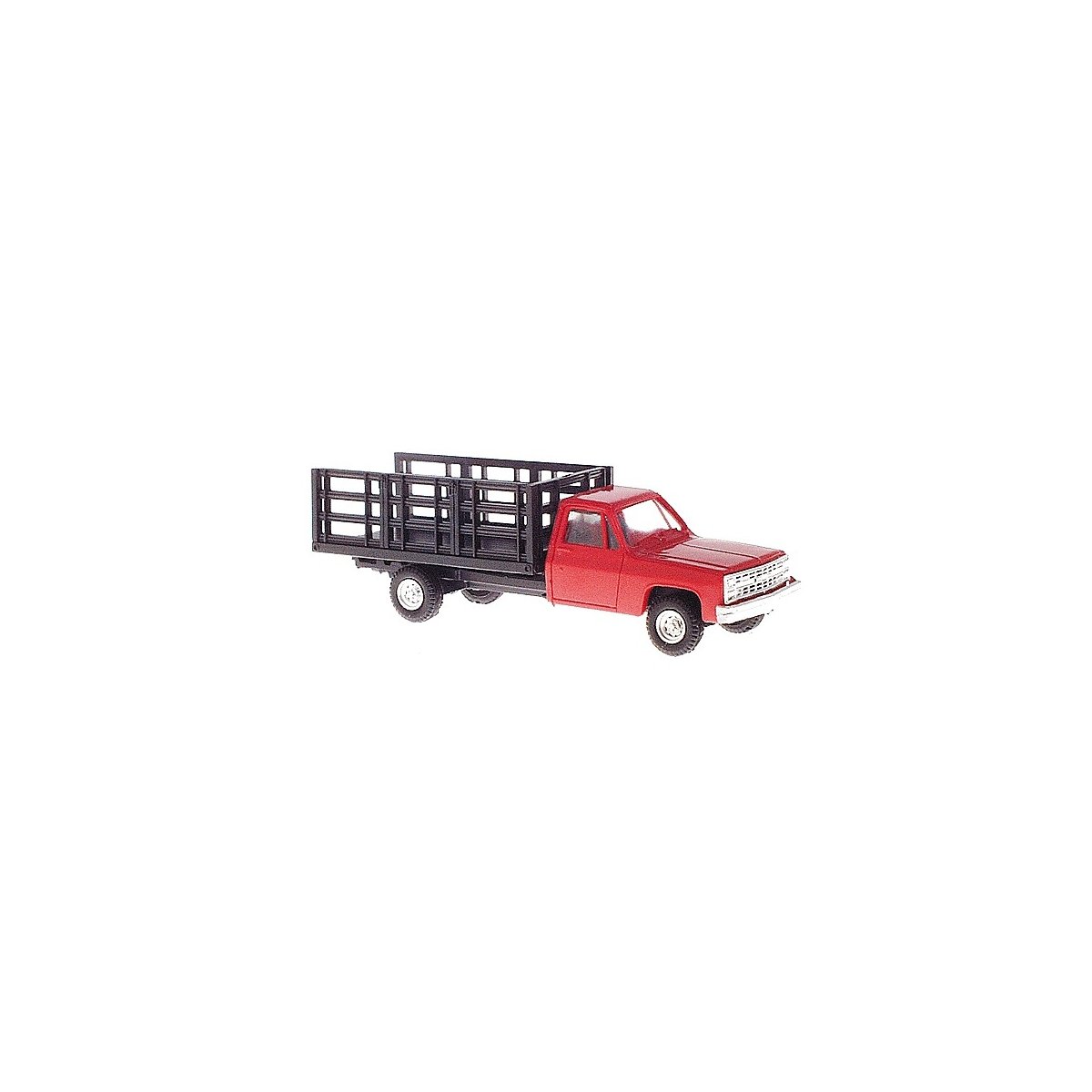 Chevrolet Pick-Up with Stakebed Body -- Red, HO, Trident Miniatures 901533