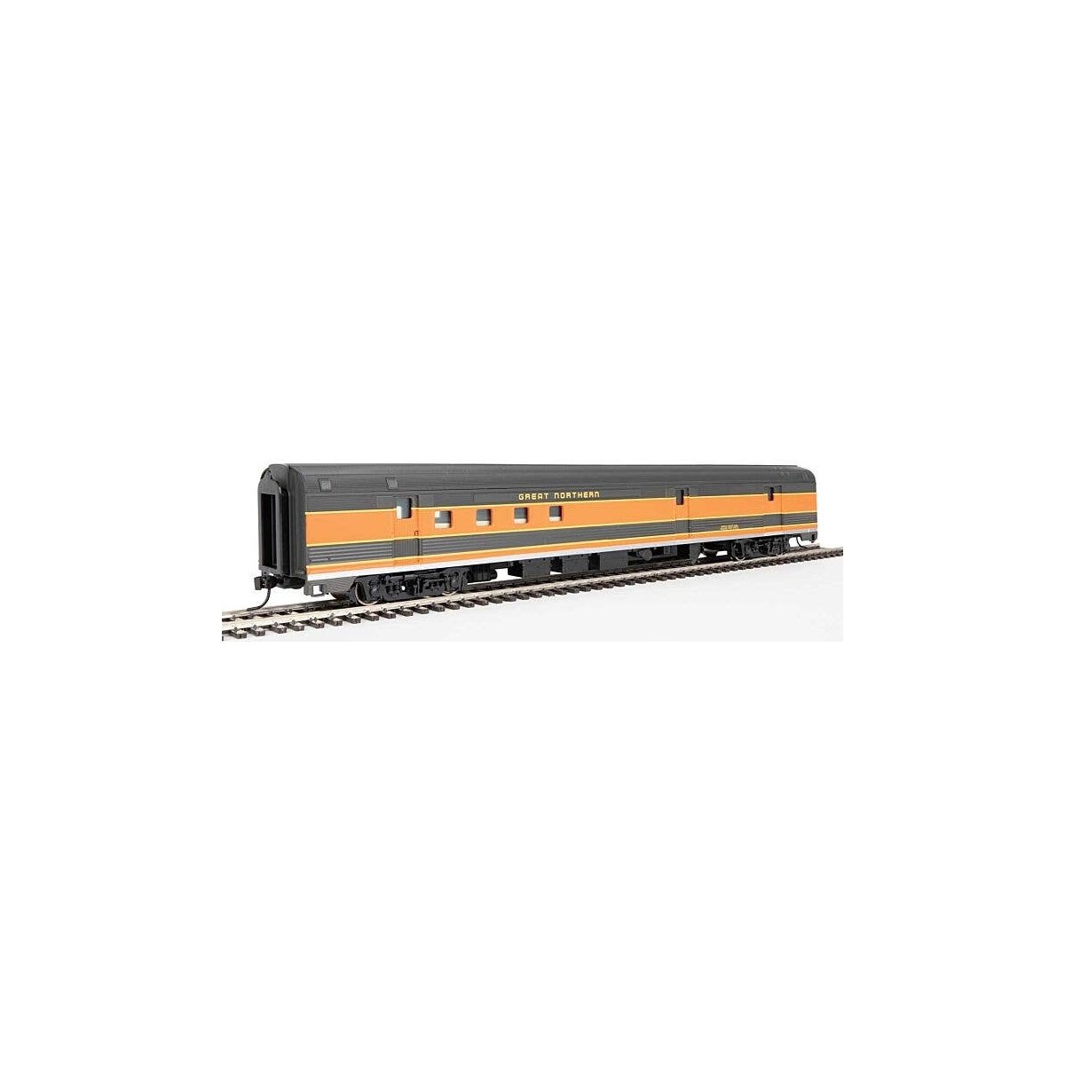 85′ Budd Baggage-Railway Post Office - Ready To Run -- Great Northern, HO, WalthersMainline 30315