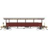 Open-Sided Excursion Car w/Seats - Ready to Run - Silver Series(R) -- Cumbres & Toltec Sceni, HO, Bachmann Industries 17433