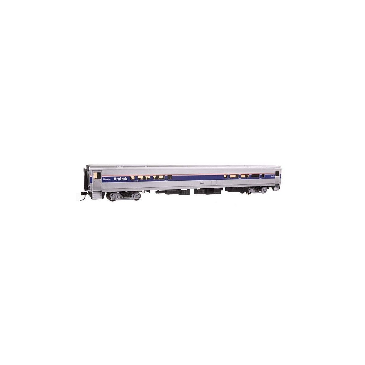 85′ Horizon Cafe/Club Food Service Car - Ready to Run -- Amtrak(R) Phase IV 53004, HO, WalthersMainline 31058