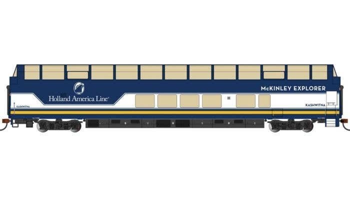 Colorado Railcar 85′ Full-Length Dome Lighted - Ready to Run - Silver Series(R -- McKinley E, HO, Bachmann Industries 13349
