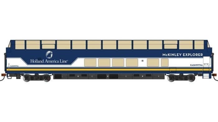 Colorado Railcar 85′ Full-Length Dome Lighted - Ready to Run - Silver Series(R -- McKinley E, HO, Bachmann Industries 13349
