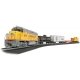 Track King Train Set - Standard DC -- Union Pacific EMD GP40, 4 Cars, Wide-Vision Caboose, E-Z, HO, Bachmann Industries 766
