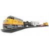 Track King Train Set - Standard DC -- Union Pacific EMD GP40, 4 Cars, Wide-Vision Caboose, E-Z, HO, Bachmann Industries 766