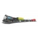 Chessie Special - Standard DC -- Chesapeake & Ohio 0-6-0 Steam Loco, 4 Freight Cars Track Oval, HO, Bachmann Industries 750