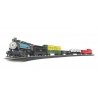 Chessie Special - Standard DC -- Chesapeake & Ohio 0-6-0 Steam Loco, 4 Freight Cars Track Oval, HO, Bachmann Industries 750