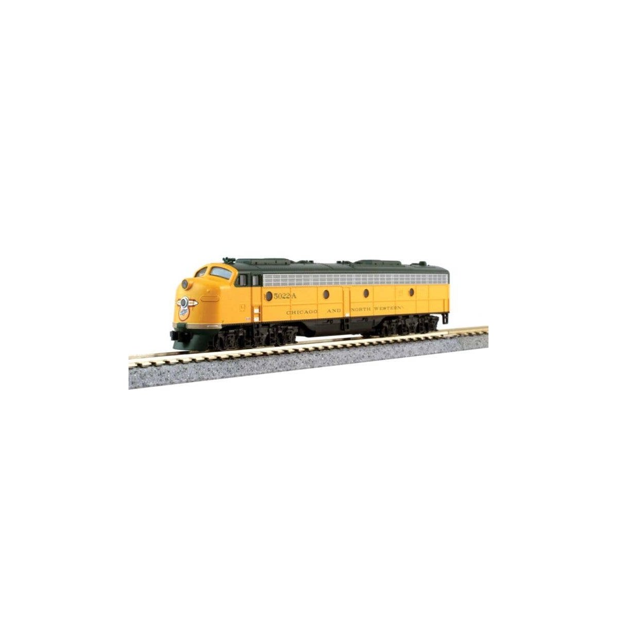 CNW `400` EMD E8A and 5-Car Train-Only Set - LokSound, Lighting and DCC -- Chicago & North Weste, N, Kato USA Inc 106104LS1