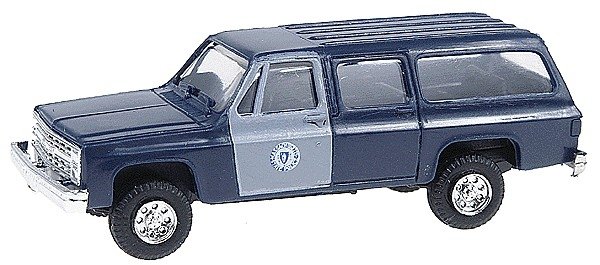 Chevrolet Suburban - Emergency - Police Vehicles -- Massachusetts State Police, HO, Trident Miniatures 90253