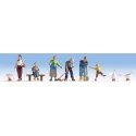 Farmers -- 6 Figures (Includes Accessories), HO, Walthers SceneMaster 6071