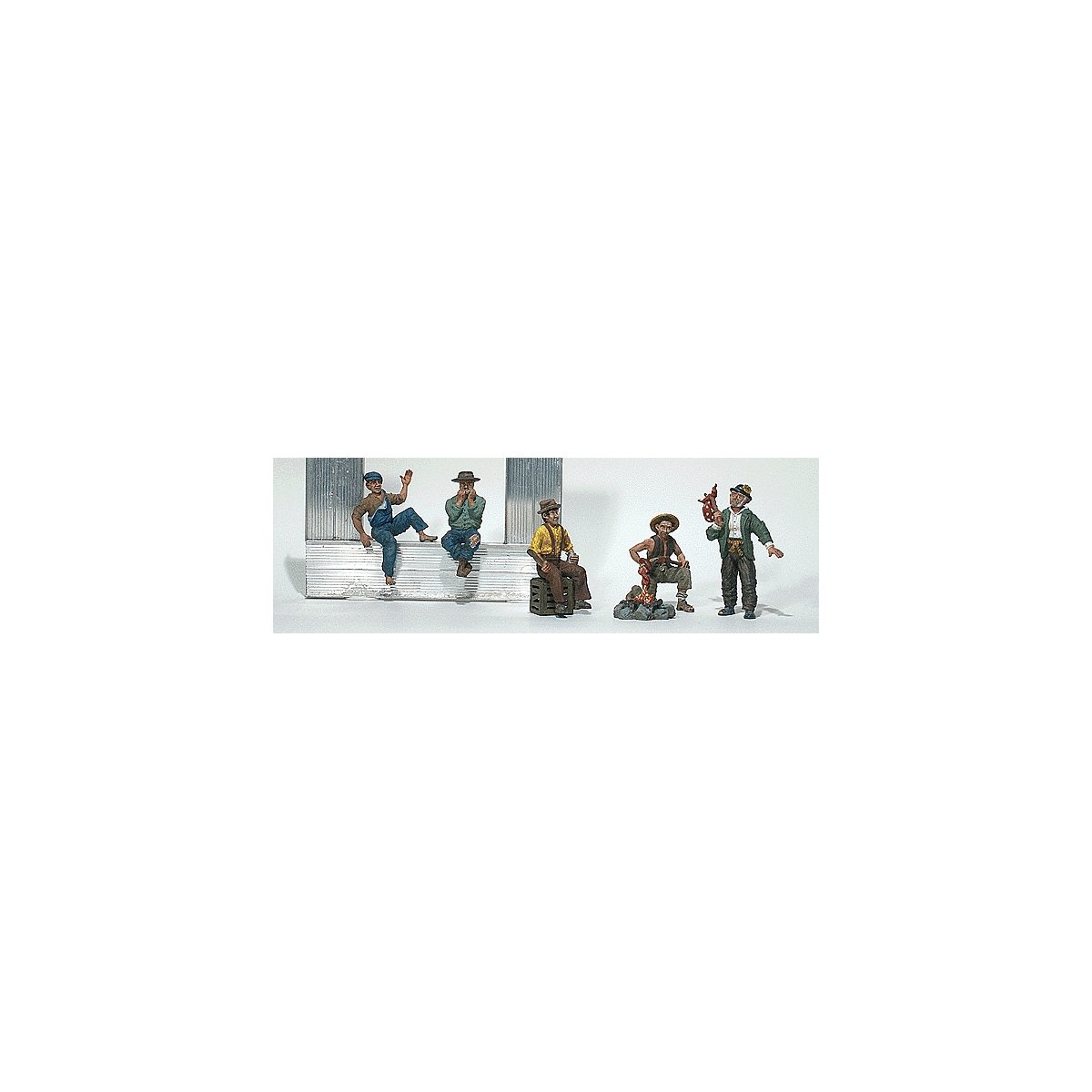 Scenic Accents(R) Figurines -- Hobos pkg(6), HO, Woodland Scenics 1860