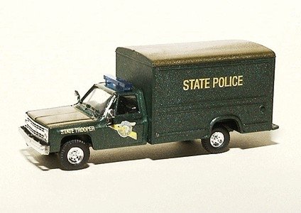 Chevrolet Pick-Up with Box Body - Emergency - Police Vehicles -- New Hampshire State Police, HO, Trident Miniatures 90321