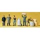 Loading Dock Workers -- pkg(5), HO, Preiser Kg 14147