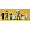 Loading Dock Workers -- pkg(5), HO, Preiser Kg 14147