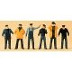 People Working -- Ship′s Crewmen pkg(6), HO, Preiser Kg 10353