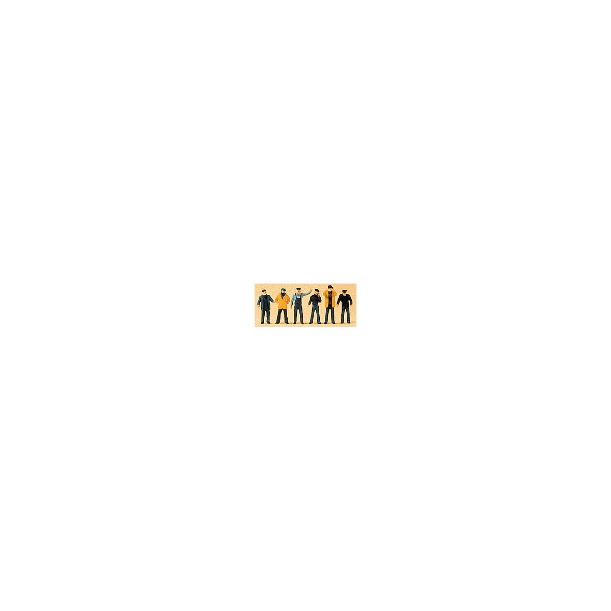 People Working -- Ship′s Crewmen pkg(6), HO, Preiser Kg 10353