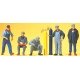 United States Railroad Workers -- With Welding Equipment pkg(5), HO, Preiser Kg 10535