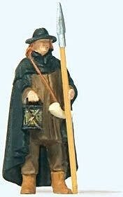 Night Watchman - Individual Figure, HO, Preiser Kg 28214