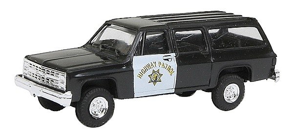 Chevrolet Suburban - Emergency - Police Vehicles -- California Highway Patrol, HO, Trident Miniatures 90357