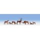 Wild Deer pkg(8), HO, Walthers SceneMaster 6076